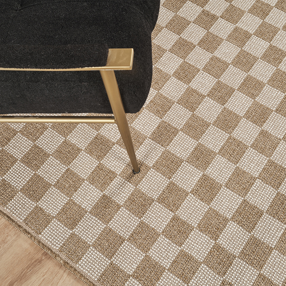 Kaşmir Halı Kilim Jüt Dorne White 80x300 cm görseli 3
