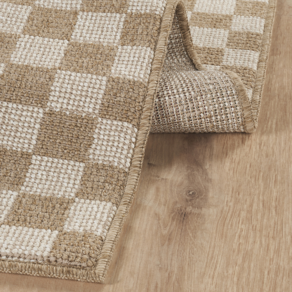 Kaşmir Halı Kilim Jüt Dorne White 80x300 cm görseli 6
