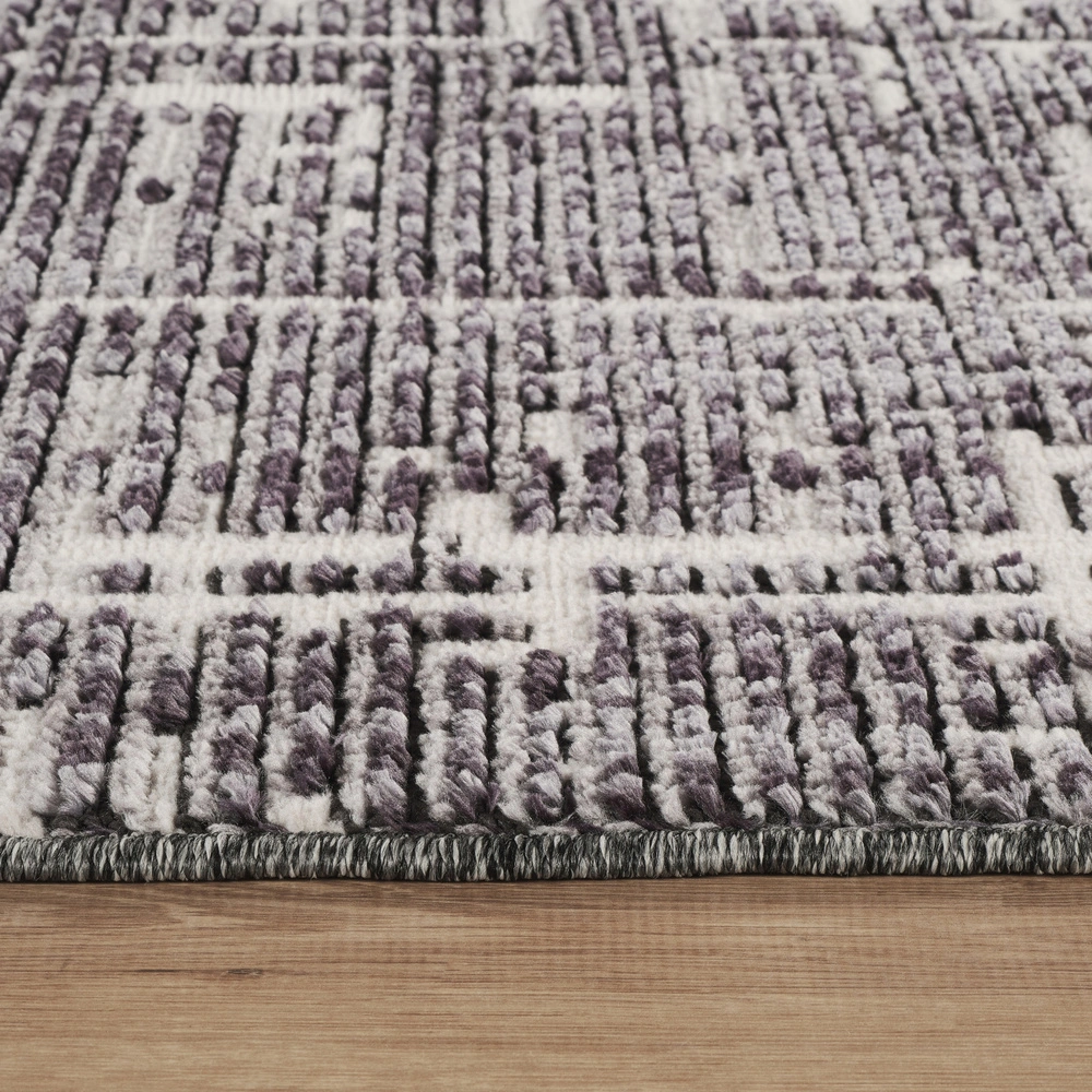 Kaşmir Halı 7/24 İskandinav Sten Antrasit 100x200 cm görseli 5