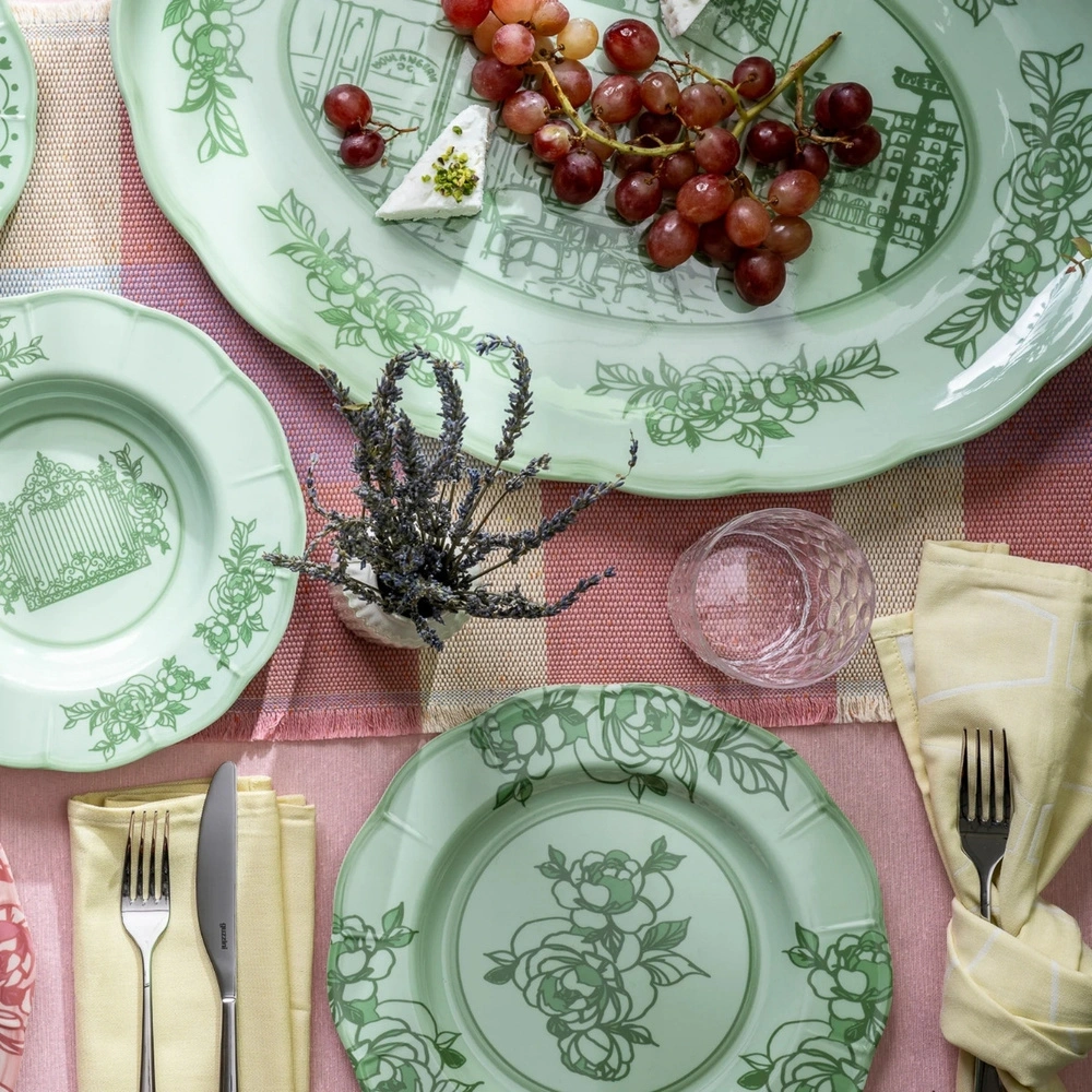 Guzzini Josephine Yemek Tabağı 28 cm Yeşil  görseli 3