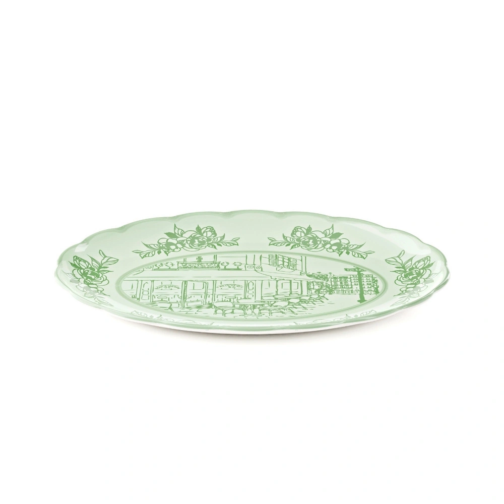 Guzzini Josephine Servis Tabağı Large 51x38 cm Yeşil  görseli 2