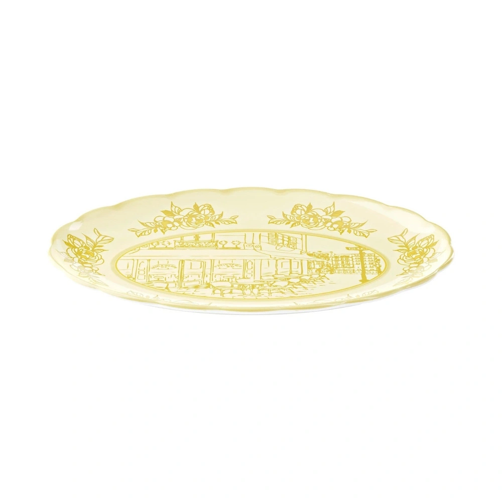 Guzzini Josephine Servis Tabağı Large 51x38 cm Sarı görseli 2