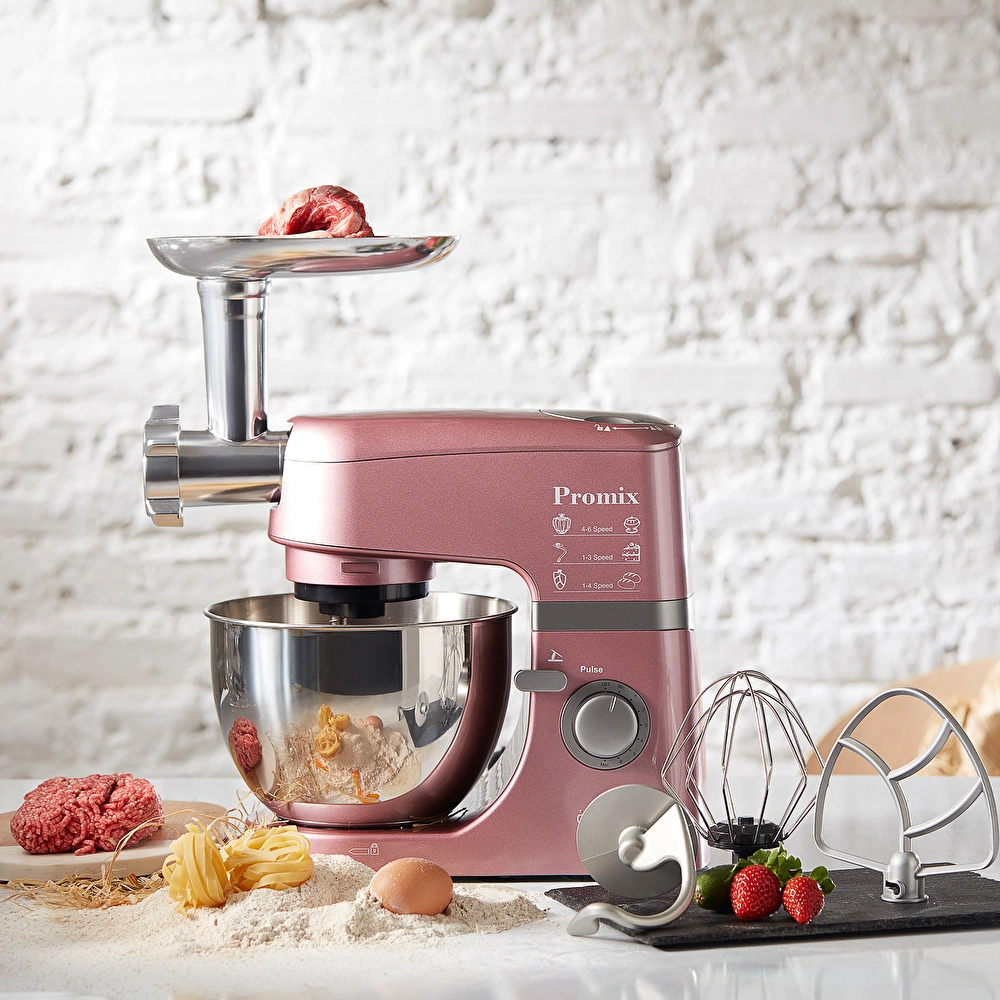 Cookplus Promix Ef802 Stand Mikser  Mutfak Şefi, Et Kıyma Makinesi ve Smoothie Blender Pink görseli 4