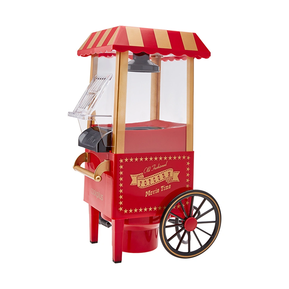 Cookplus Mutfaksever Kırmızı Mısır Patlatma Popcorn Makinesi görseli 7