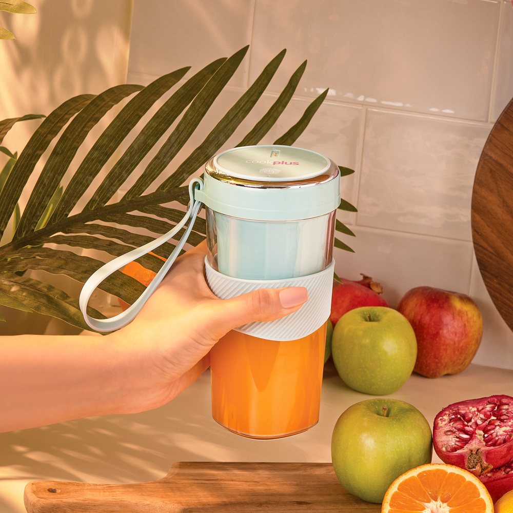 Cookplus Blue Taşınabilir Şarjlı Smoothie Blender görseli 5
