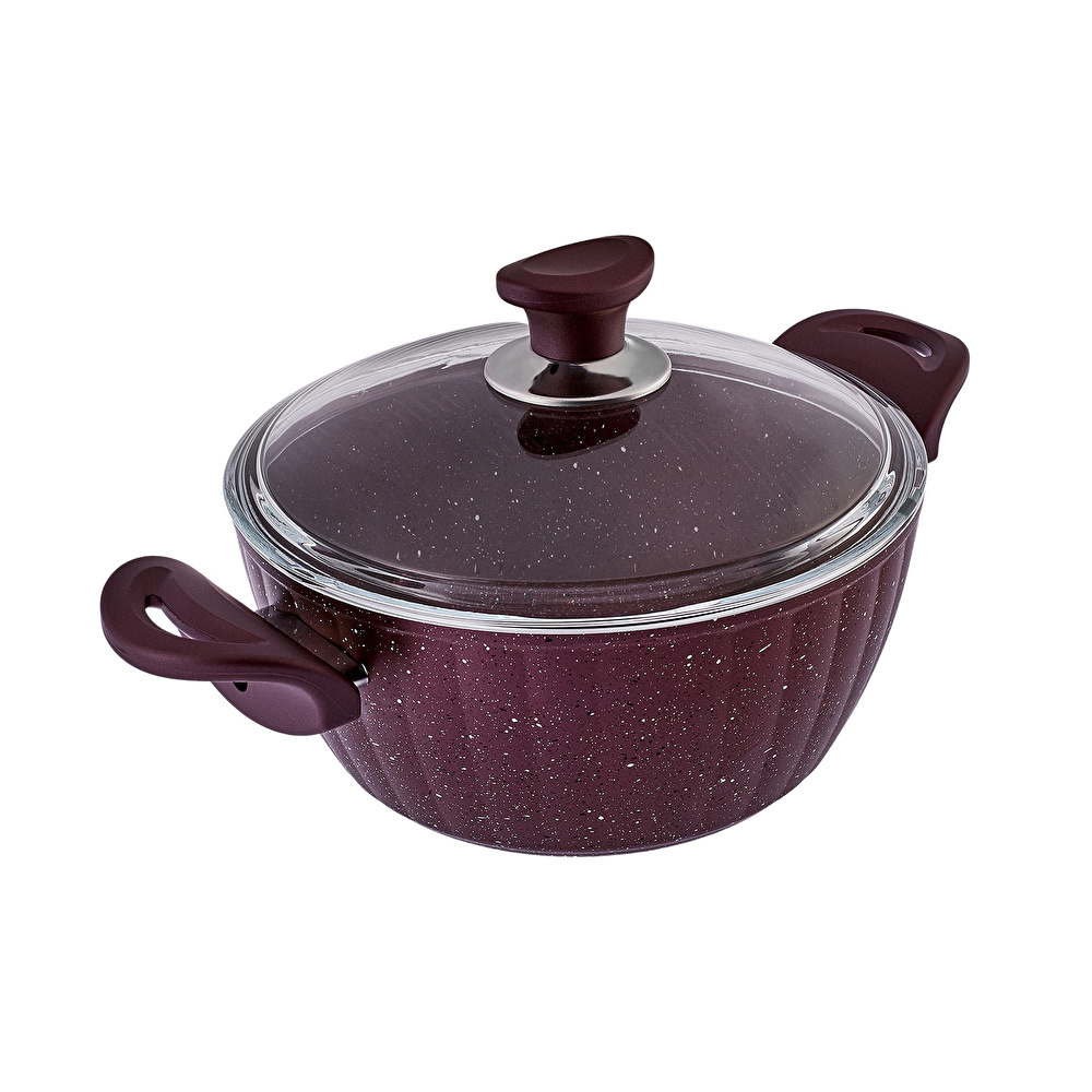 Cookplus Biogranit Dream 7 Parça Tencere Seti Purple görseli 6