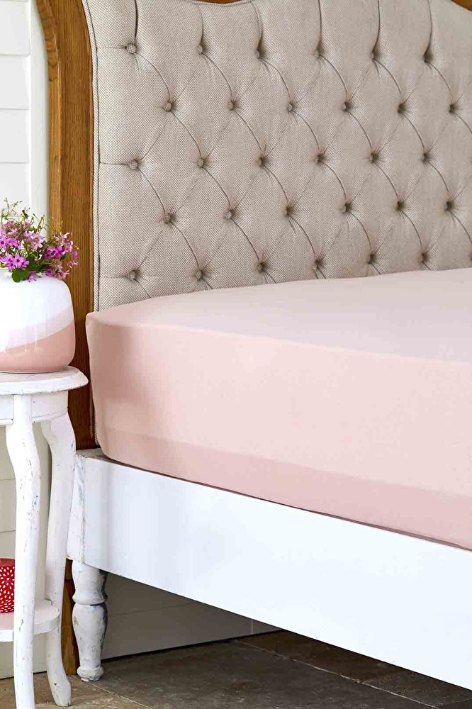Karaca Home Somon Penye Fitted/ Lastikli Çift Kişilik Çarşaf görseli 1