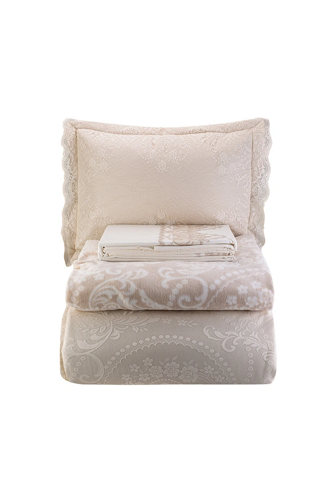 Karaca Home Desire Bej 10 Parça Çeyiz Seti görseli 2