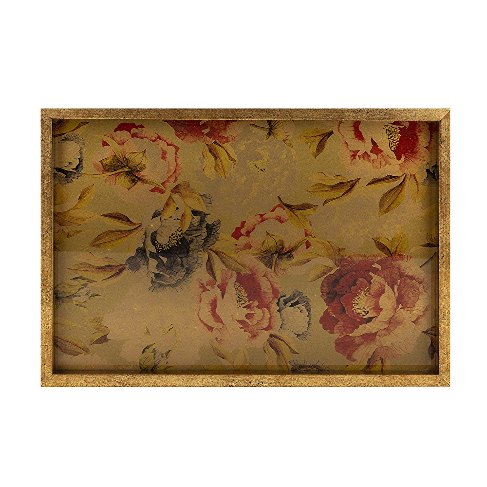 Karaca Home Luneta Multicolor Kare Tepsi 40x40 cm görseli 1