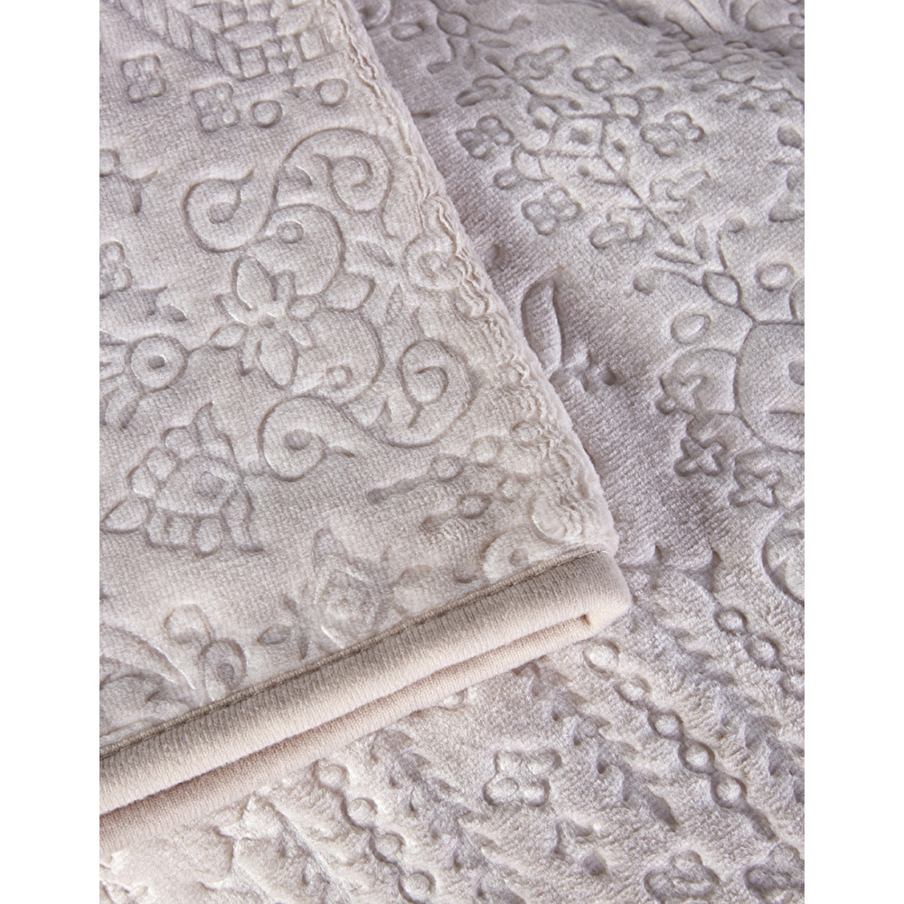 Karaca Home Rauqel Vizon Çift Kişilik Embosy Battaniye görseli 2