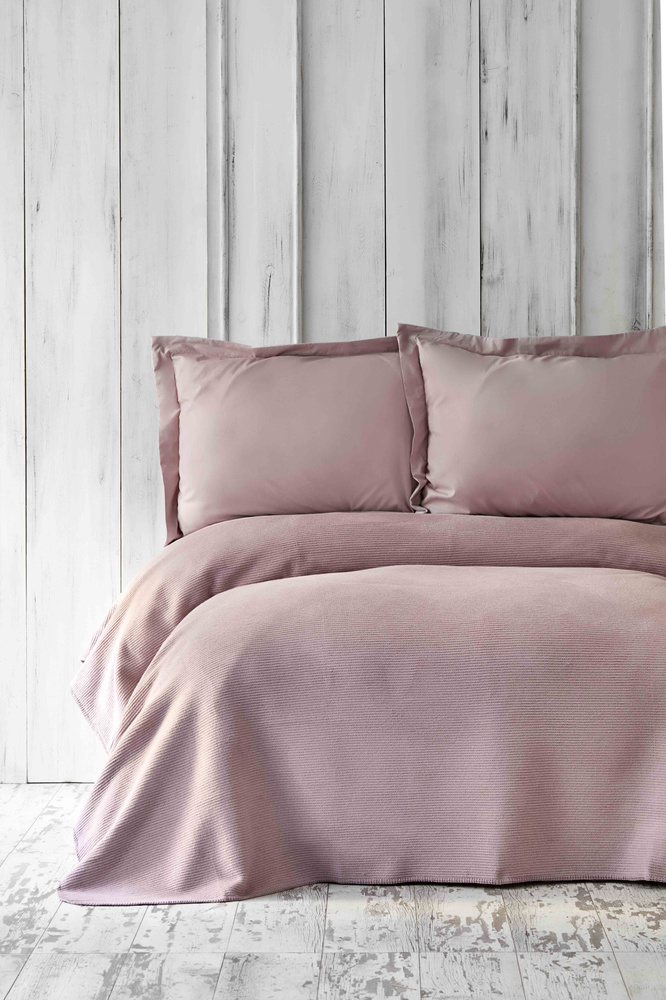 Karaca Home Remas Mürdüm Çift Kişilik Softline Battaniye görseli 1