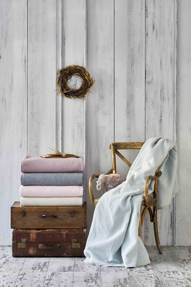 Karaca Home Remas Mürdüm Çift Kişilik Softline Battaniye görseli 3