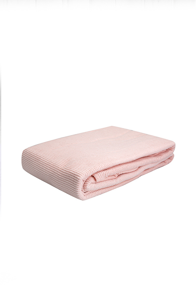 Karaca Home Remas Pudra Çift Kişilik Softline Battaniye görseli 2