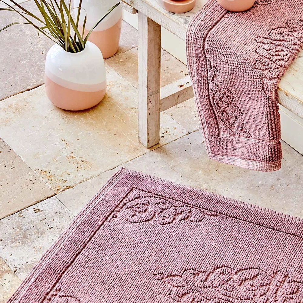 Karaca Home Milly Mürdüm 2li Paspas Set görseli 1
