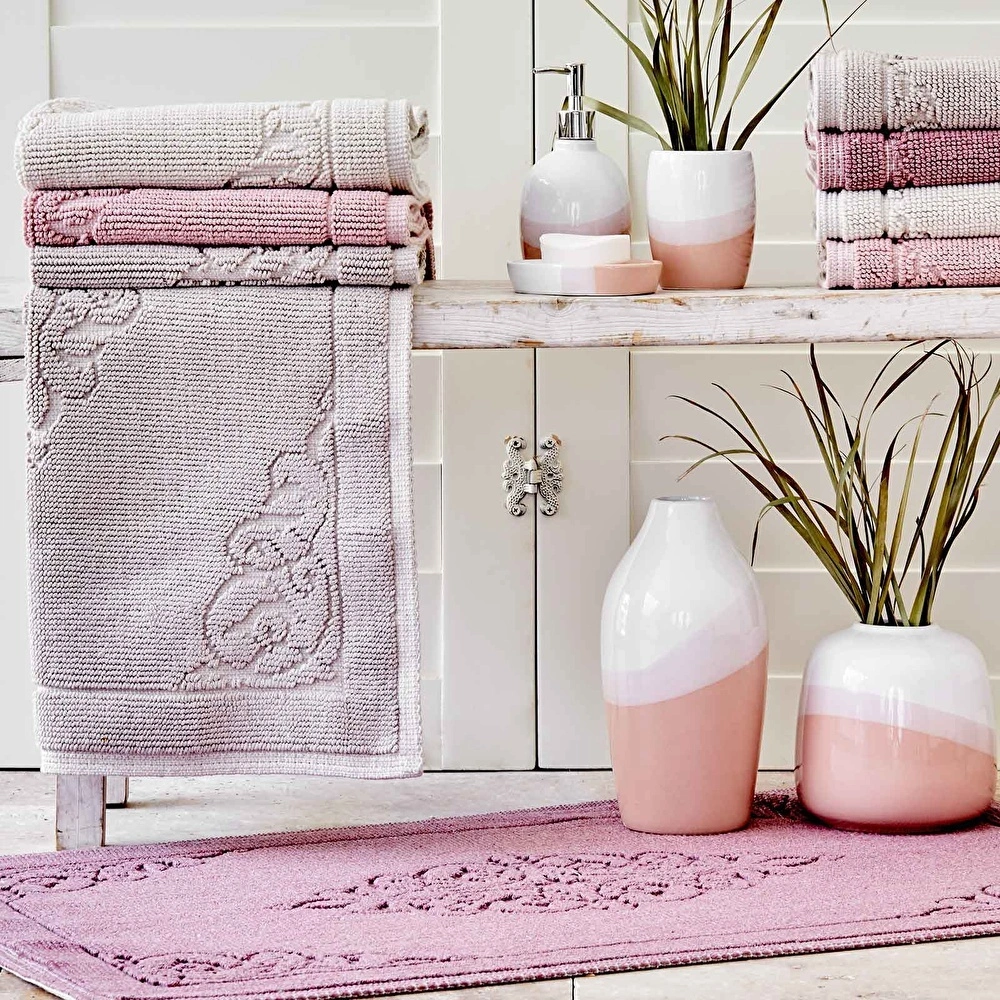 Karaca Home Milly Mürdüm 2li Paspas Set görseli 2
