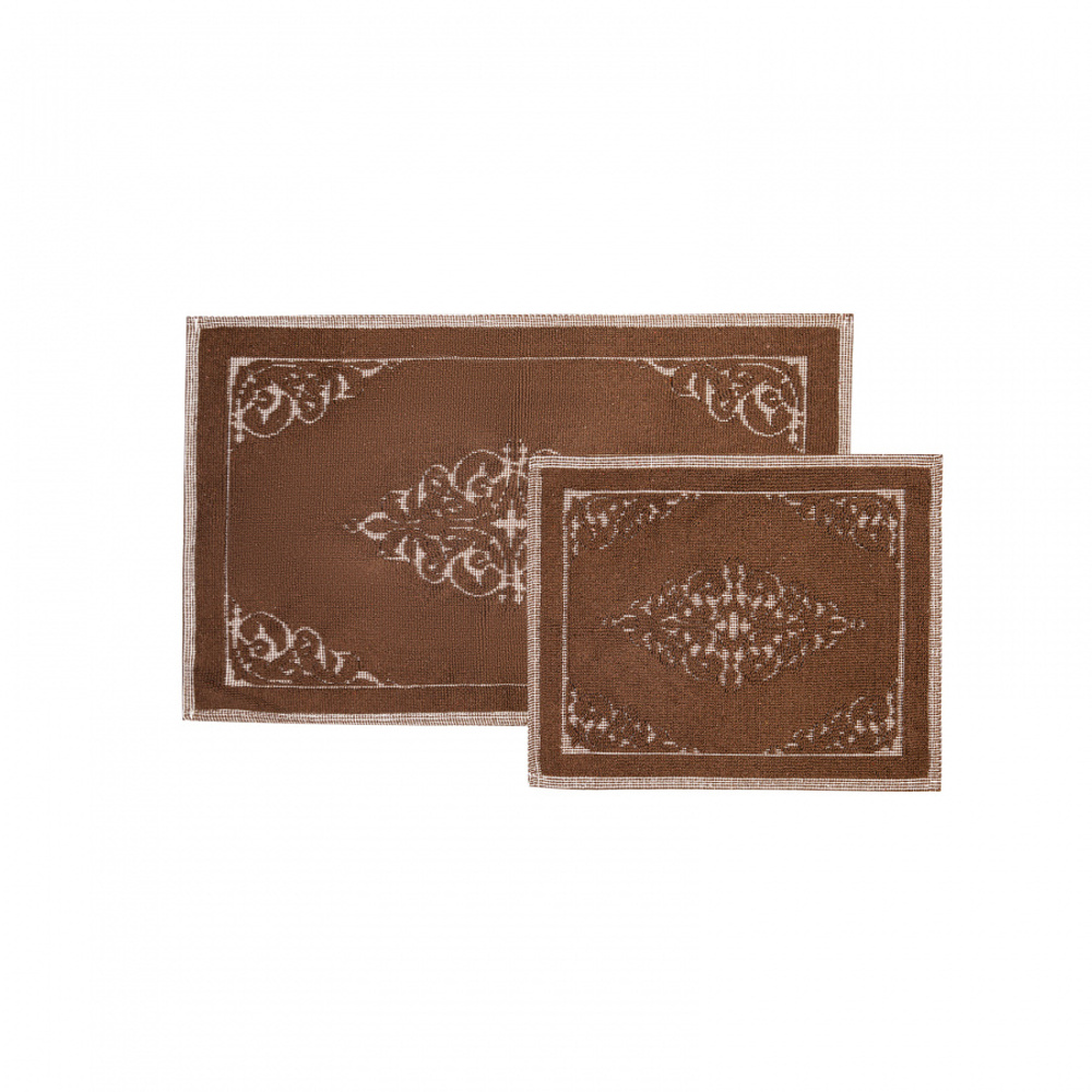 Karaca Home Milly Kahve 2li Paspas Set görseli 2
