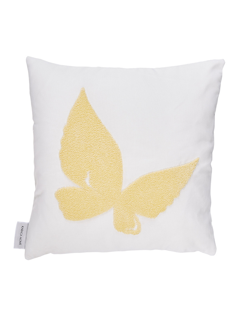 Karaca Home Summer Time Kırlent Kılıfı Kelebek 50x50 cm görseli 1