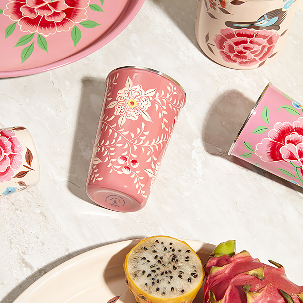 3rd Culture İvy Bardak Pembe görseli 2