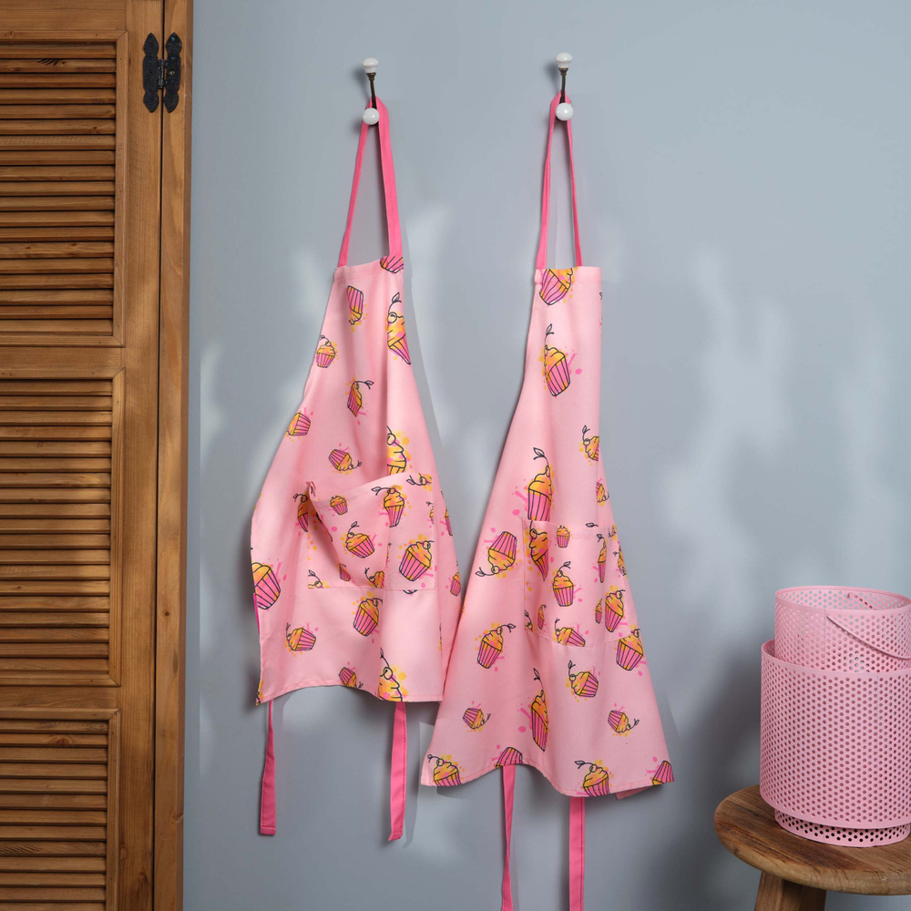 Sarah Anderson Cupcake Pembe Çocuk Mutfak Önlüğü  görseli 2