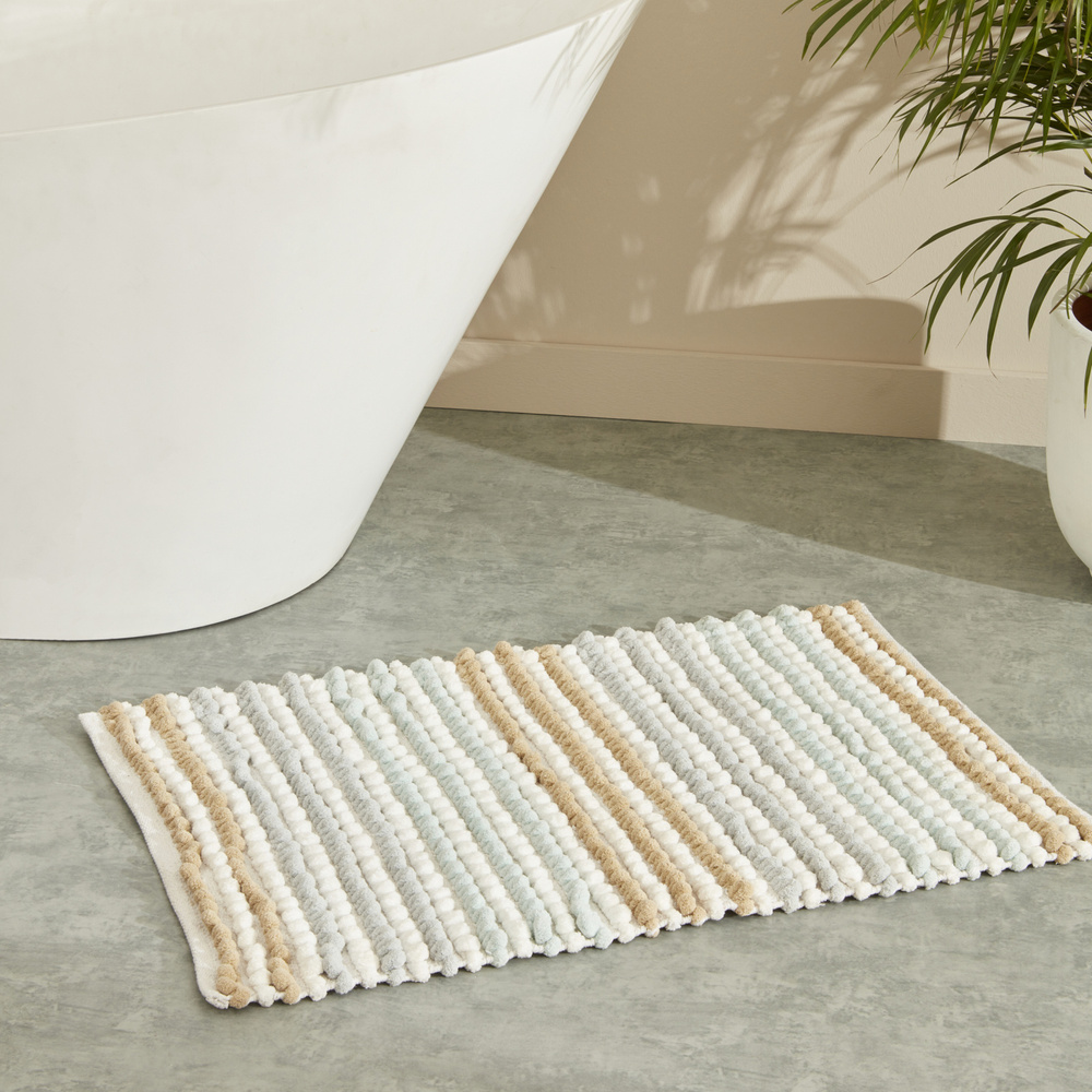Sarah Anderson Stacey Banyo Paspası 60x90 cm Bej görseli 1