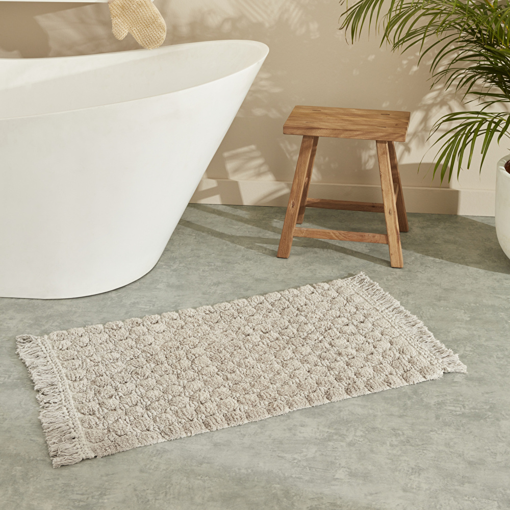 Sarah Anderson Bubble Banyo Paspası 60x90 cm Bej görseli 1