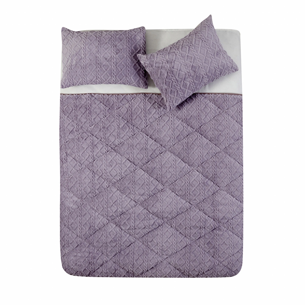 Sarah Anderson Softy Tek Kişilik Comfort Set Lila görseli 9