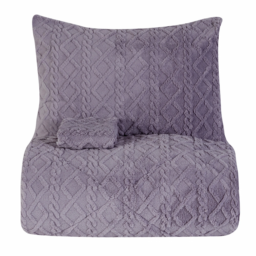 Sarah Anderson Softy Tek Kişilik Comfort Set Lila görseli 10