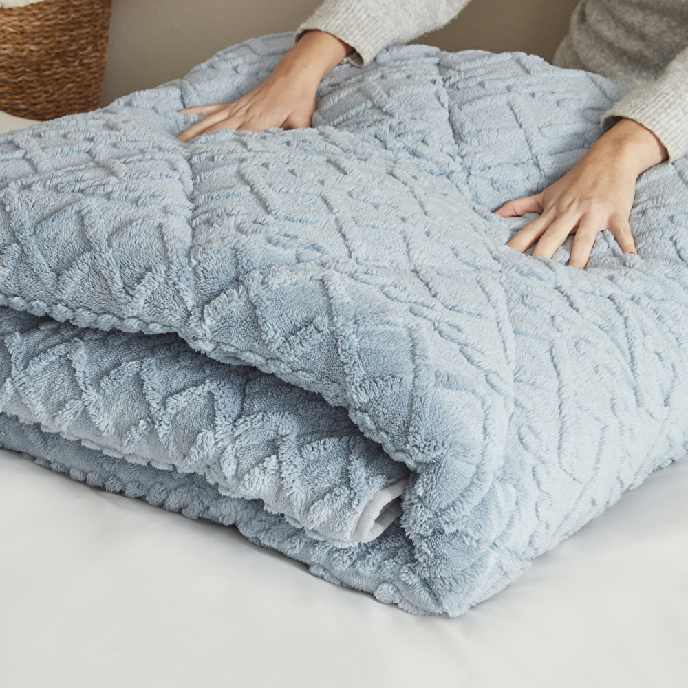 Sarah Anderson Softy Tek Kişilik Comfort Set Mavi görseli 8