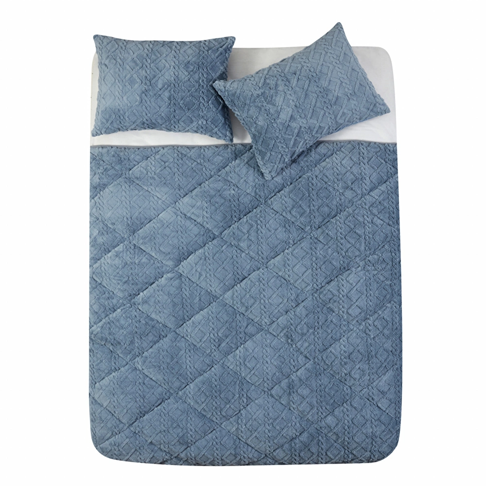 Sarah Anderson Softy Tek Kişilik Comfort Set Mavi görseli 10