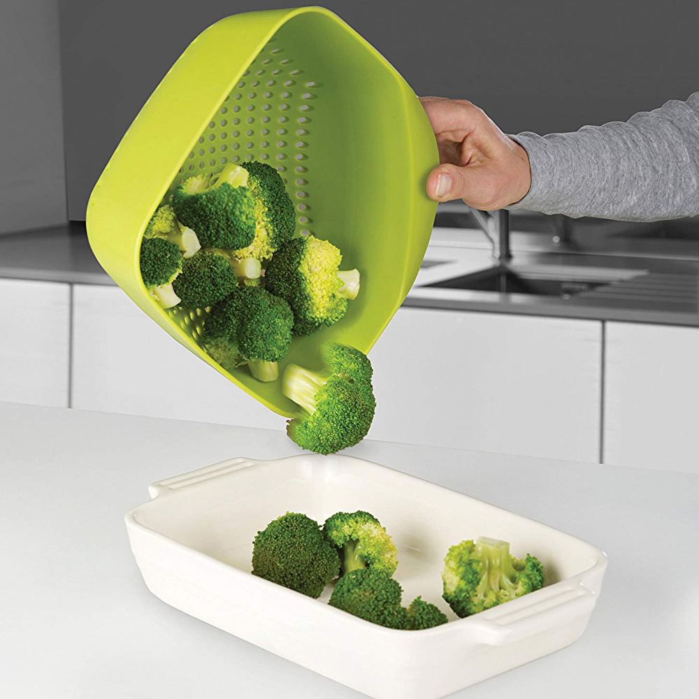 Joseph Joseph 40092 Square Colander - Beyaz Süzgeç görseli 4