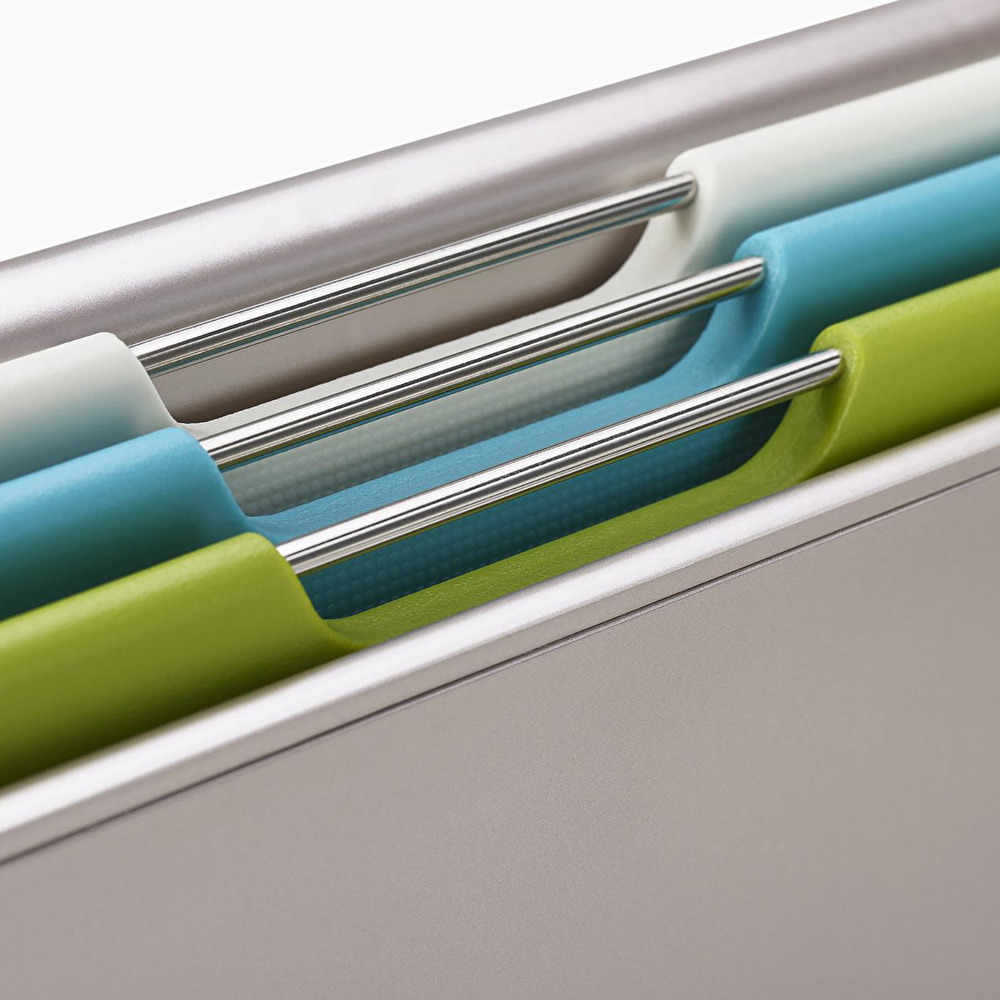 Joseph Joseph Folio Slim 3 Parça Kesme Tahtası Seti Renkli görseli 4