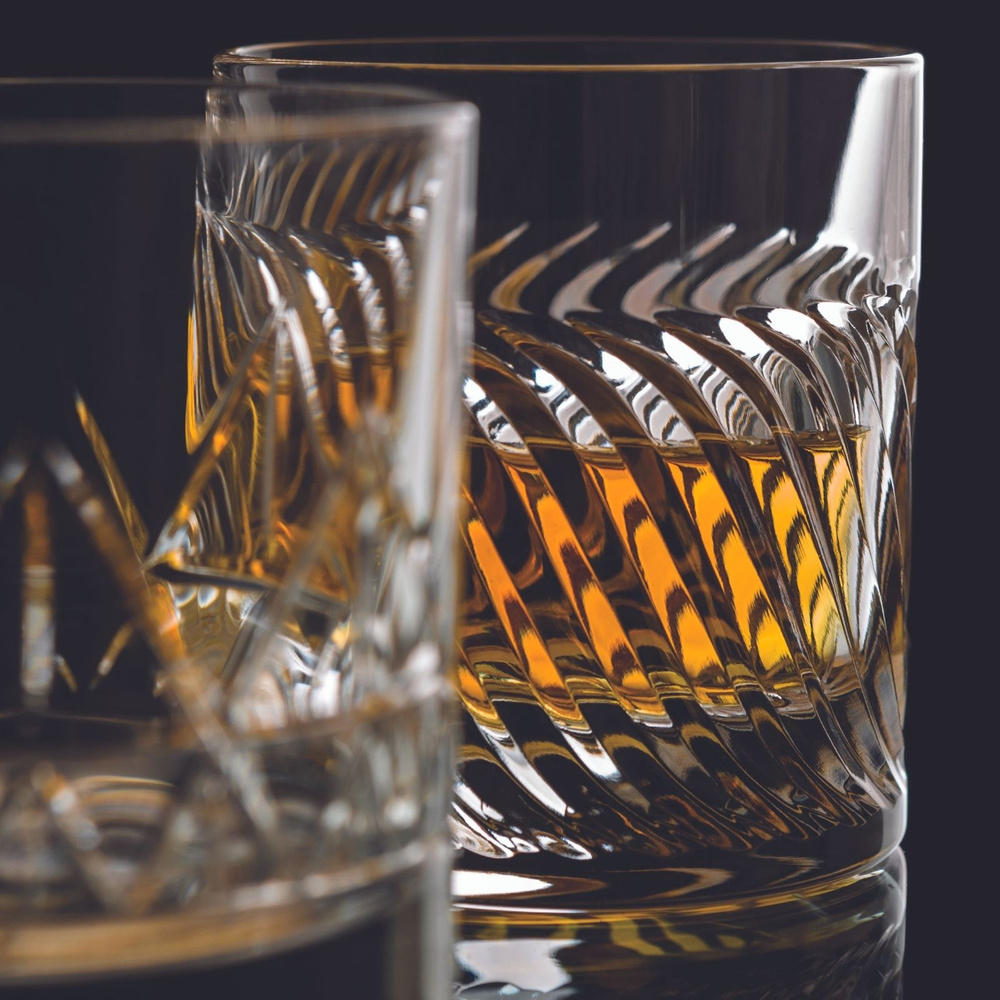 Da Vinci Gearing Yüksek Kalite Kristal 2'li Viski Bardağı 290 ml görseli 2