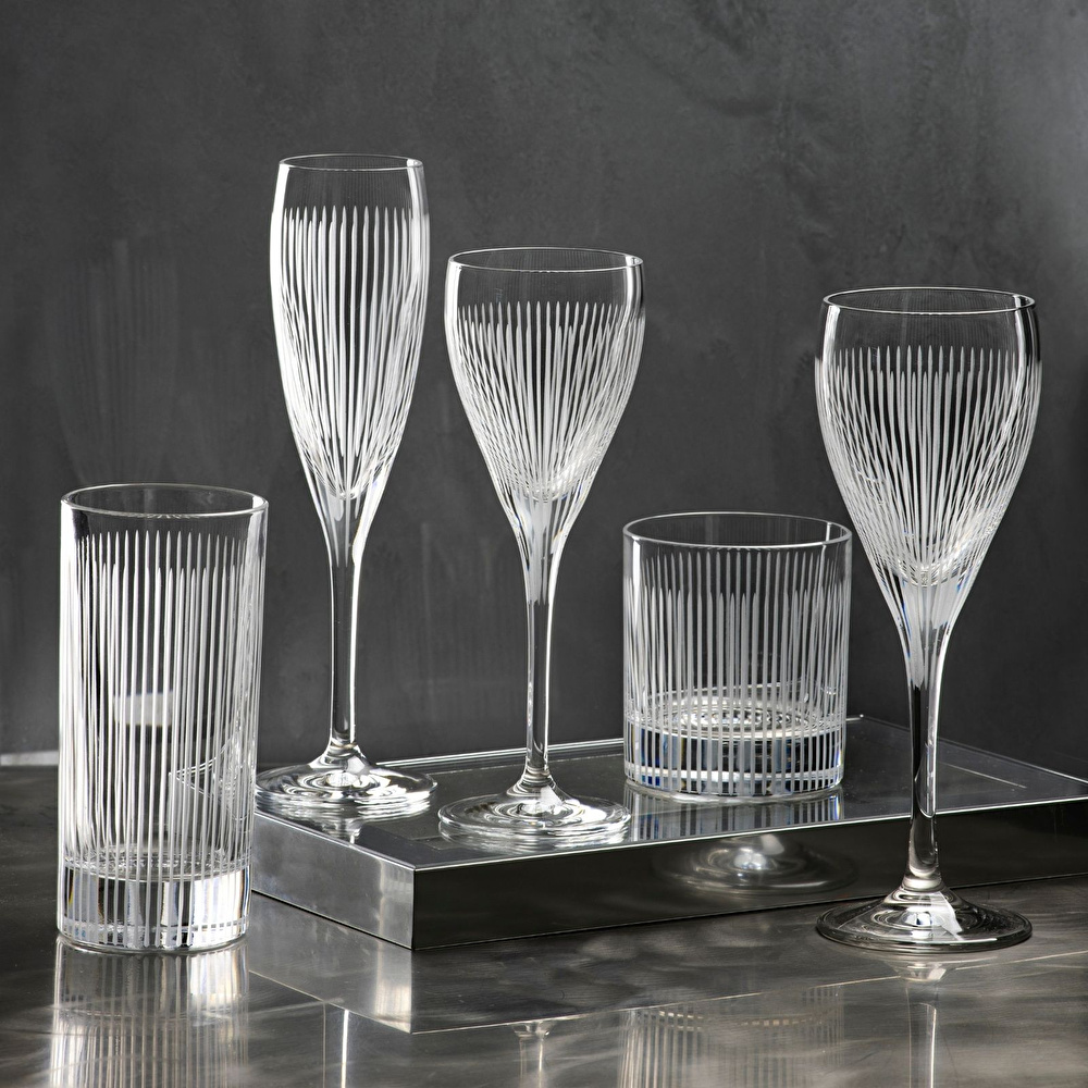 Da Vinci Leonardo Yüksek Kalite Kristal 2'li Flüt Kadeh 160 ml görseli 2