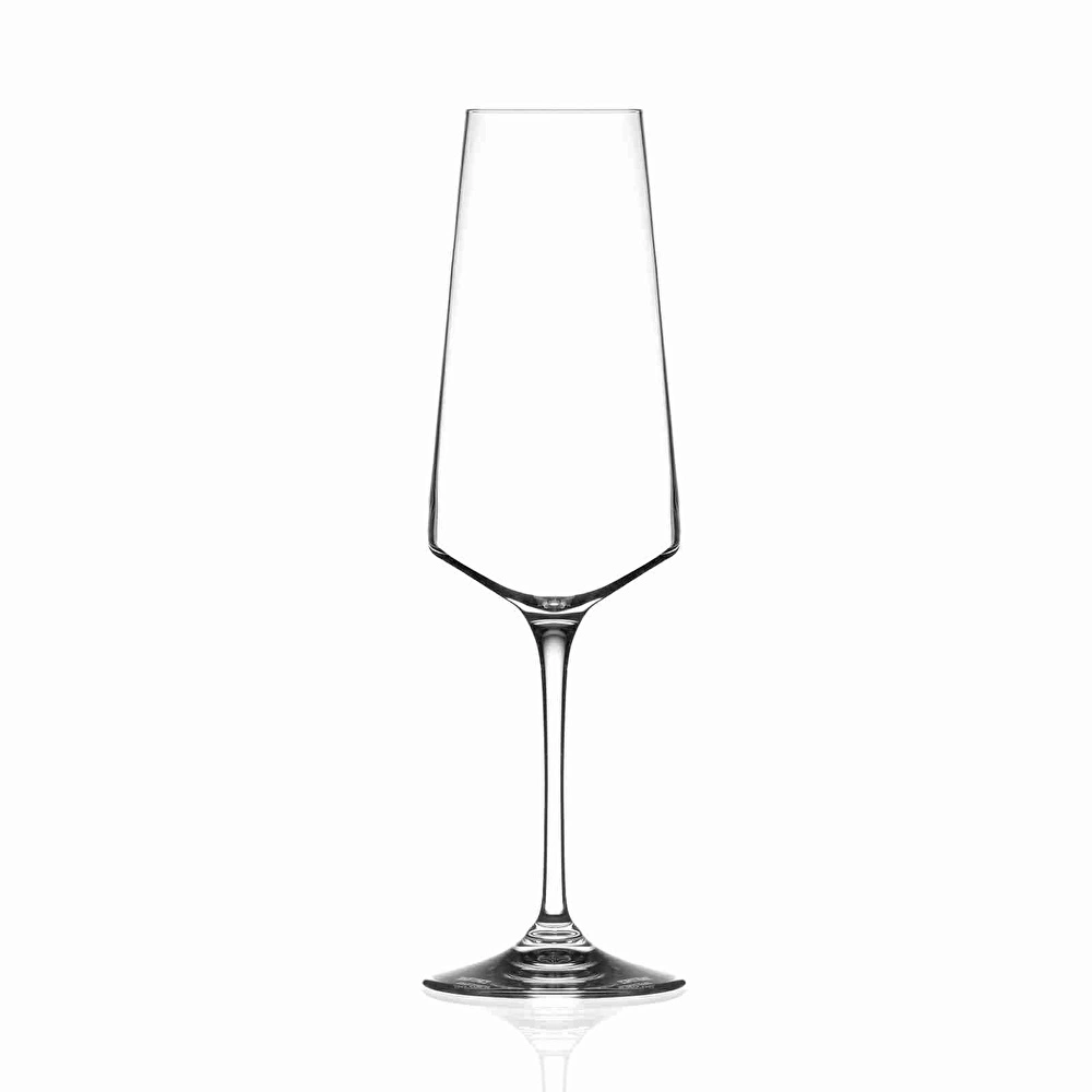 RCR Aria Yüksek Kalite Cam 6'lı Flüt Kadeh Seti 360 ml görseli 2
