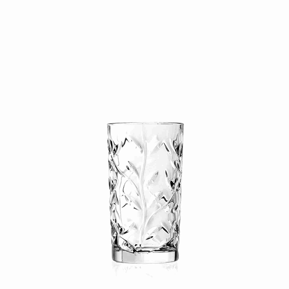RCR Laurus Yüksek Kalite Cam 6'lı Meşrubat Bardağı Seti 360 ml görseli 1