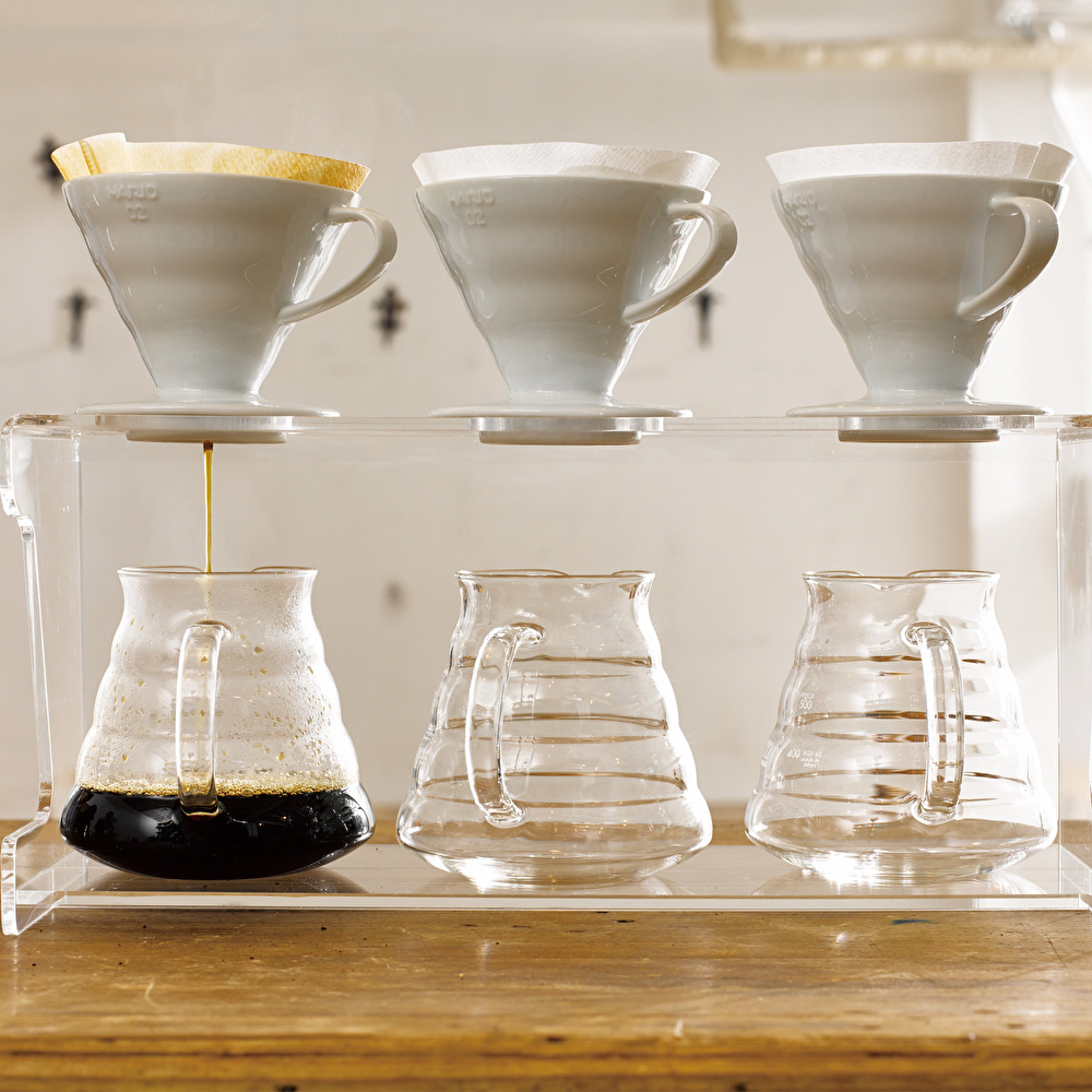 Hario Dripper V60 02 Ceramic Beyaz görseli 7