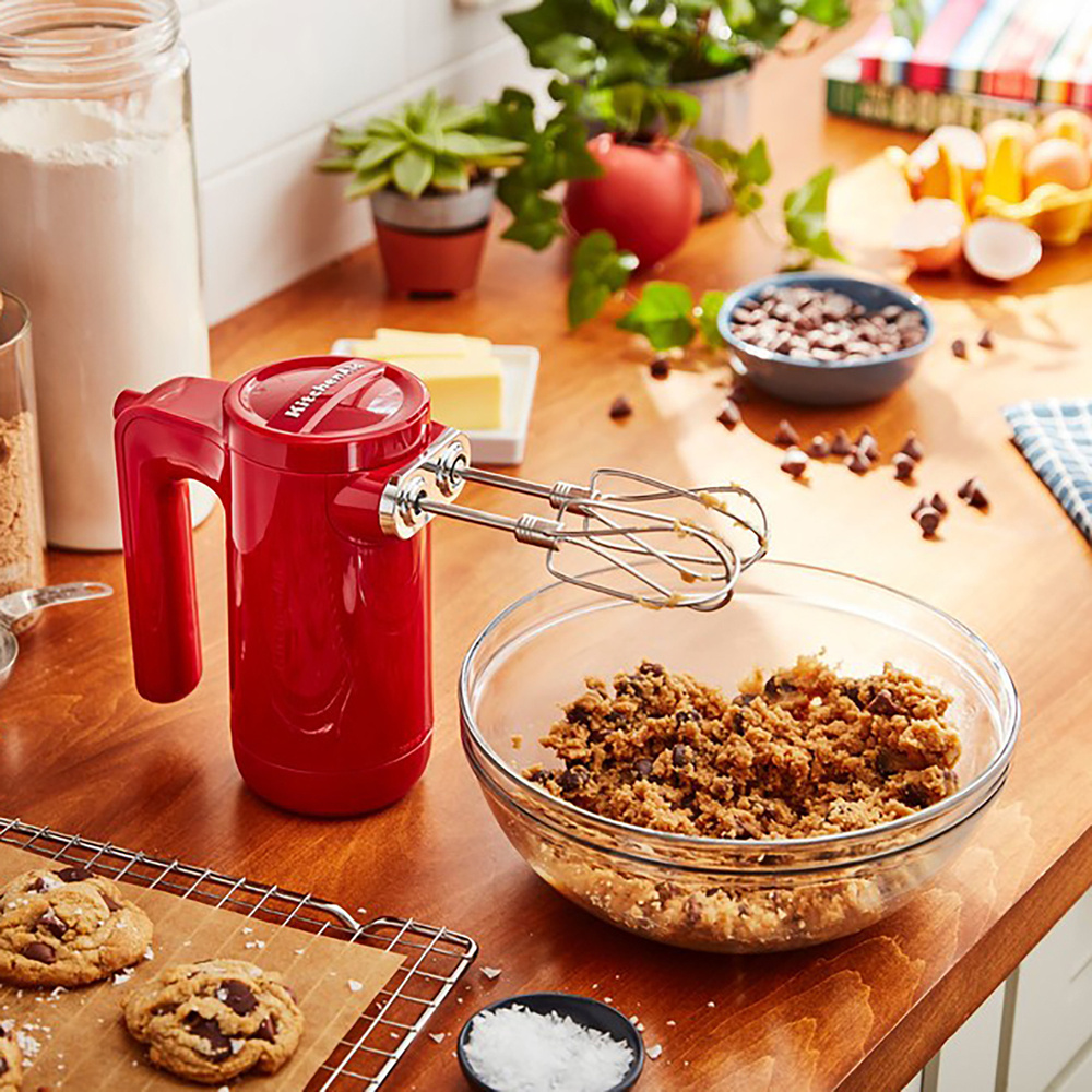 Kitchenaid Kablosuz El Mikseri Kırmızı 5KHMB732EER görseli 1