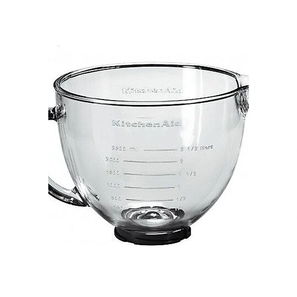 Kitchenaid 4,8L Stand Mikser Modelleri İçin Cam Kase-5K5GB-5KSM5GB görseli 1