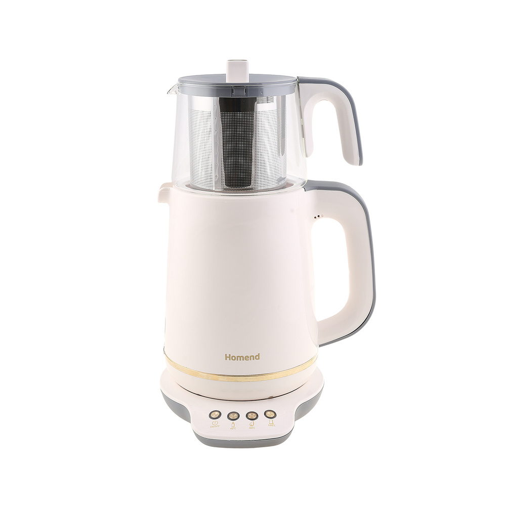 Homend Royaltea 1760h Konuşan Çay Makinesi Krem Gold görseli 6
