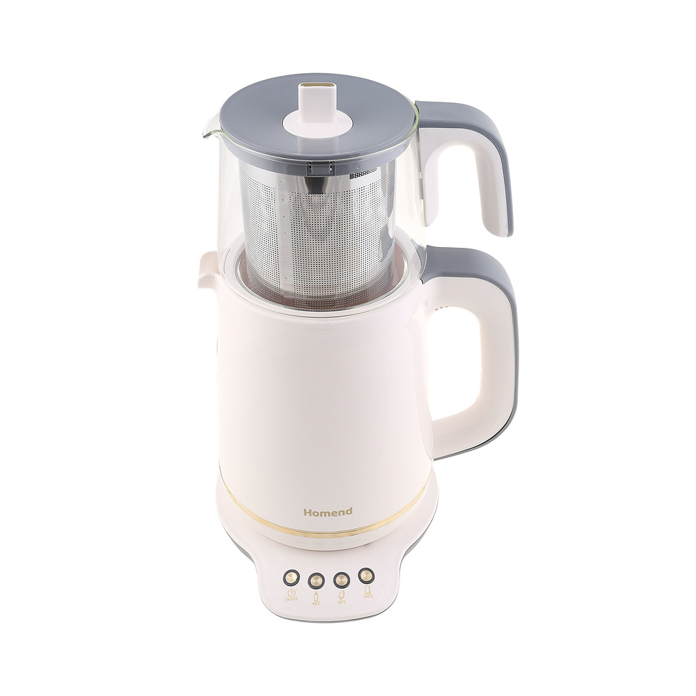 Homend Royaltea 1760h Konuşan Çay Makinesi Krem Gold görseli 7