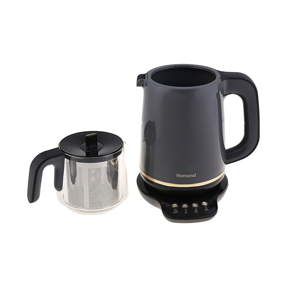 Homend Royaltea 1762h Konuşan Çay Makinesi Antrasit görseli 6