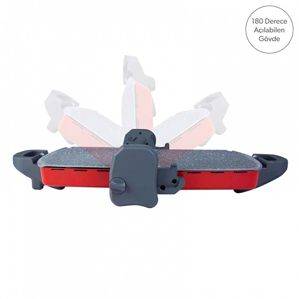 Homend Toastbuster 1331h Kırmızı Tost Makinesi görseli 6
