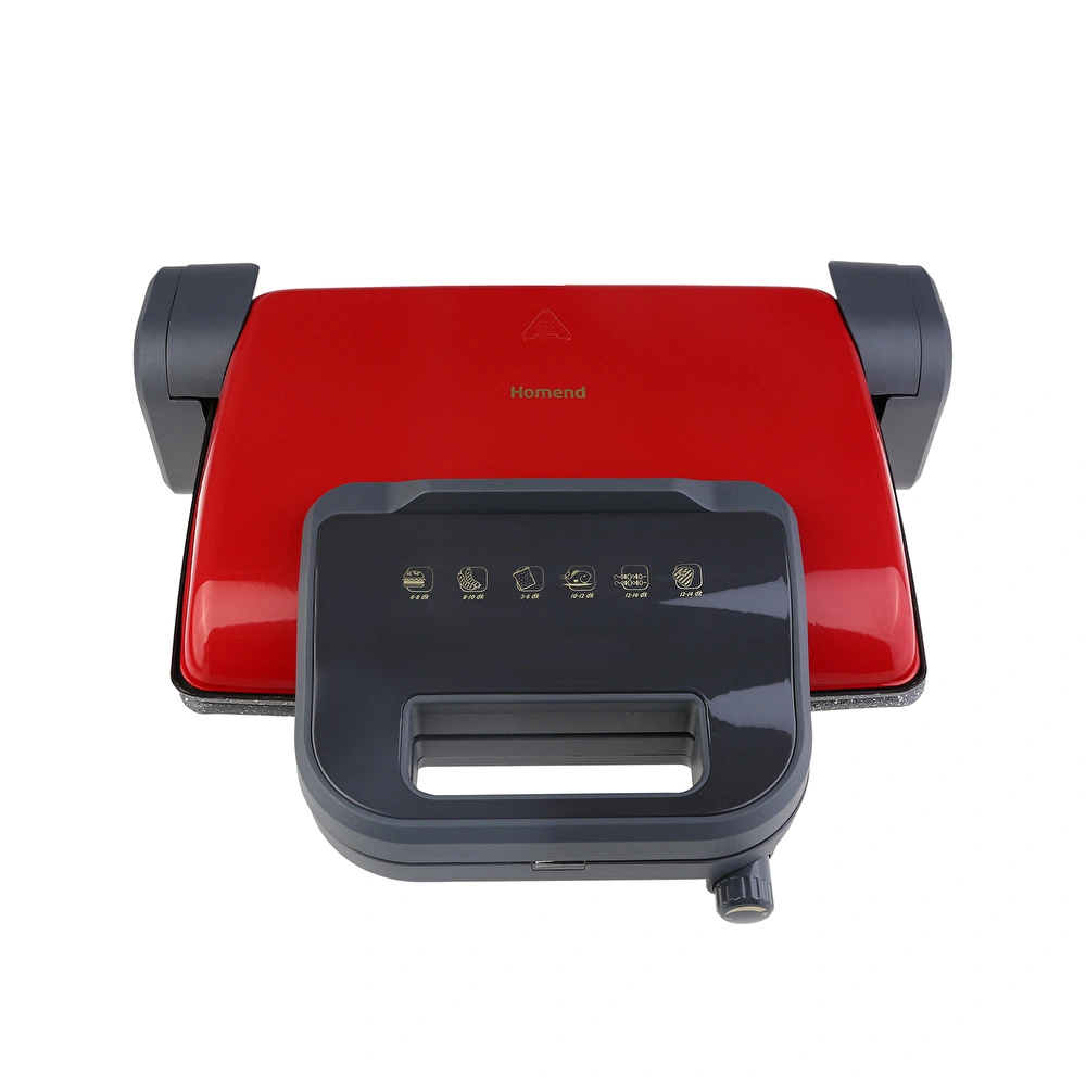 Homend Toastbuster 1361h Tost Makinesi Kırmızı Gold görseli 3