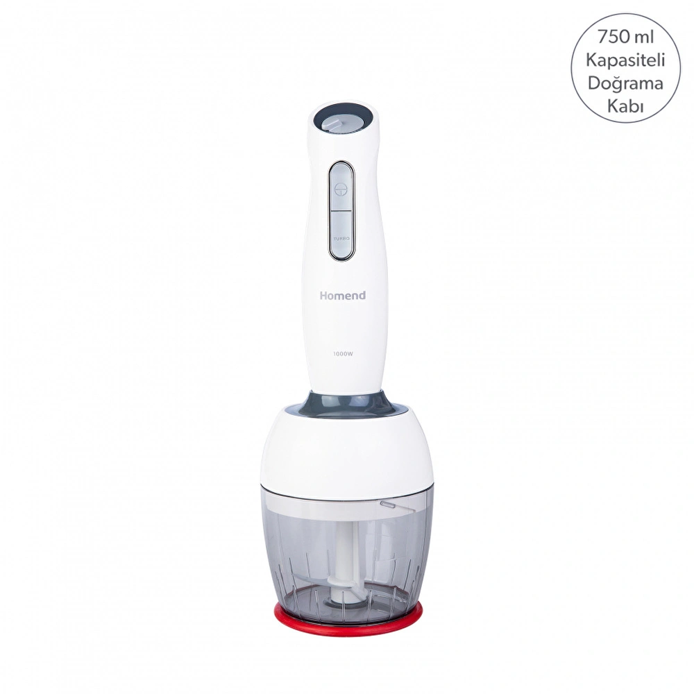 Homend 1904h Bulut Kremi Blender Set 1000W görseli 2