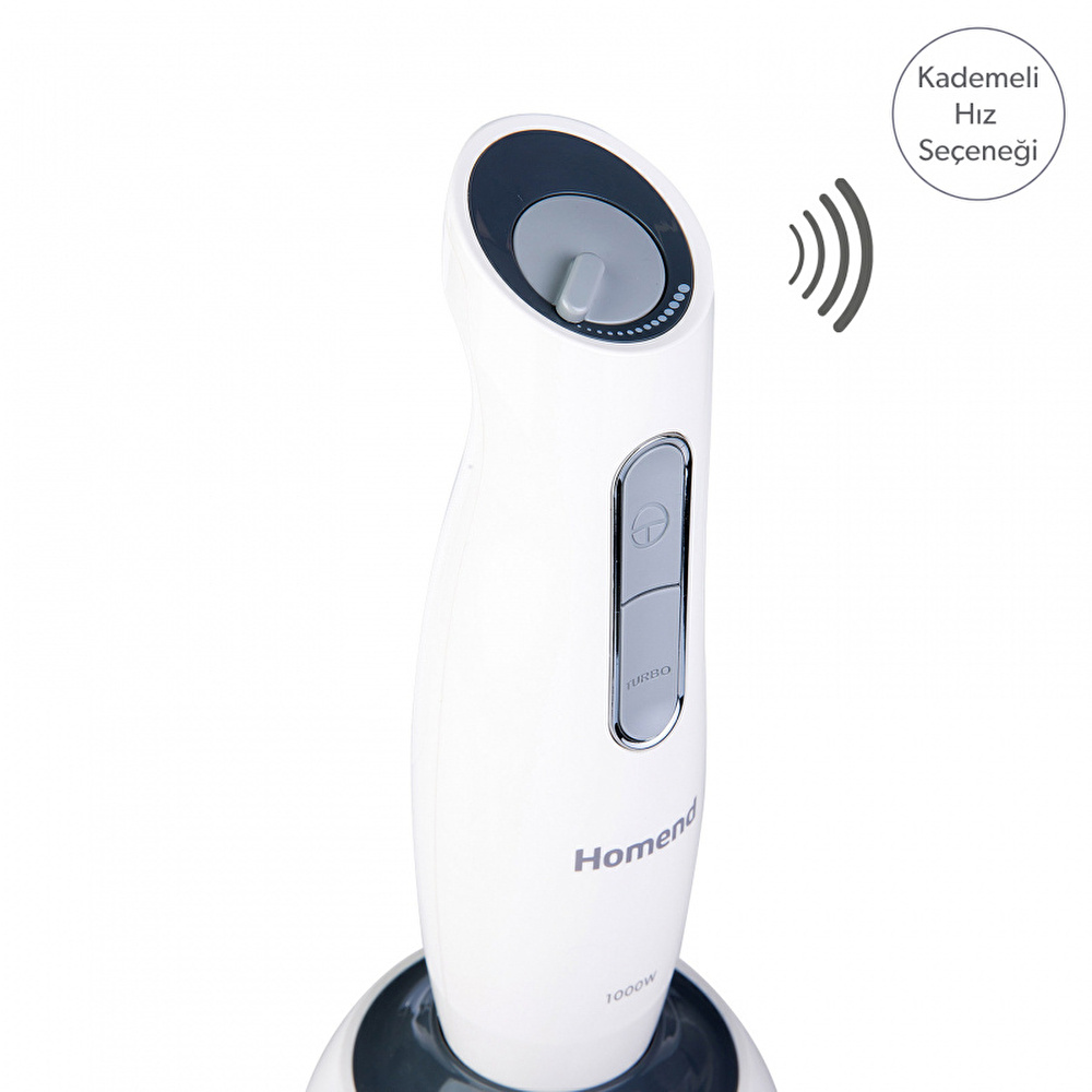 Homend 1904h Bulut Kremi Blender Set 1000W görseli 3