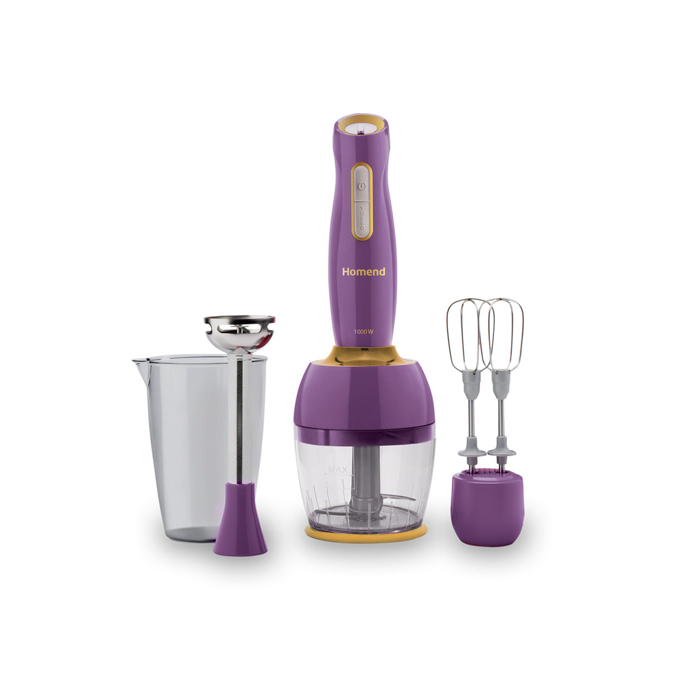 Homend Handmaid 1963h Blender Set Mor Gold görseli 1