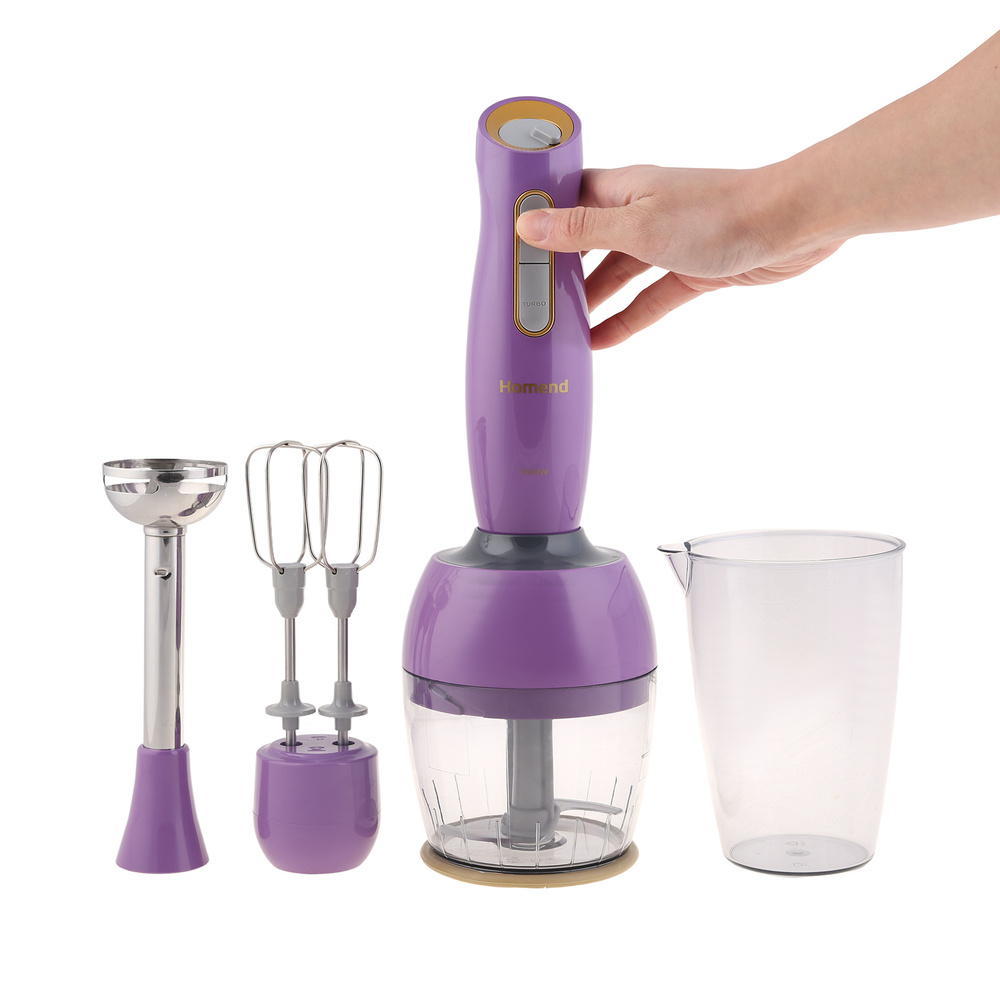 Homend Handmaid 1963h Blender Set Mor Gold görseli 2