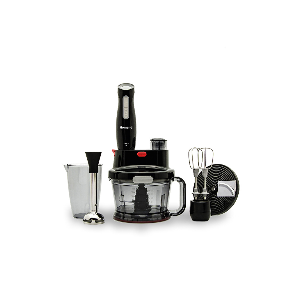 Homend Functionall 2840h Mutfak Robotu Siyah görseli 1