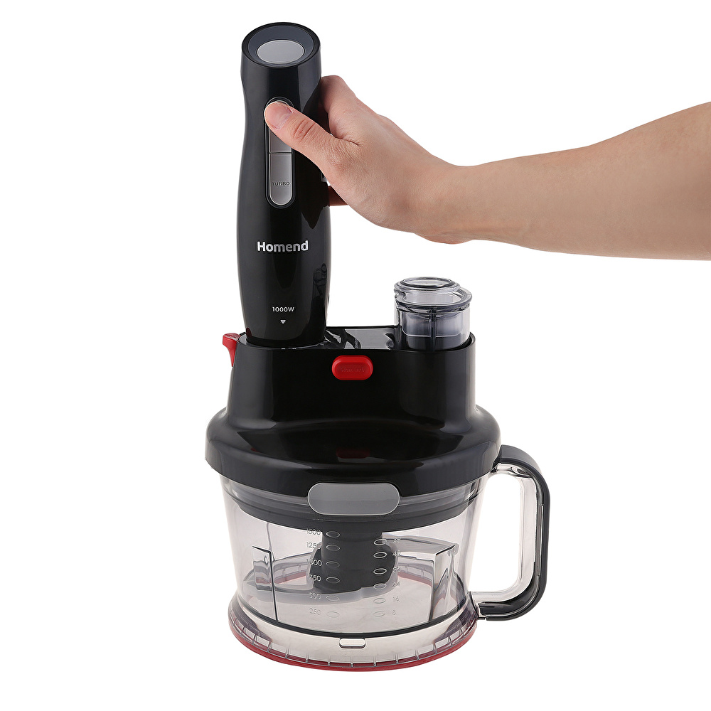 Homend Functionall 2840h Mutfak Robotu Siyah görseli 3