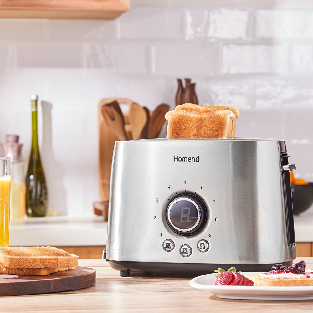 Homend Breadfast 1502h 2 Dilim Kapasiteli Ekmek Kızartma Makinesi görseli 1
